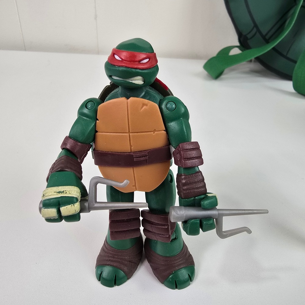 Teenage Mutant Ninja Turtles TMNT 4 Figure Set Donatello Raphael + Accessories - Picture 6 of 13